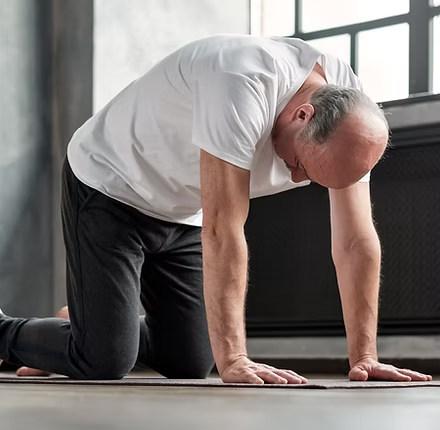 Older adult staying active and engaged in daily life